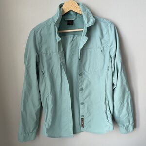 REI Co-op Womens‎ Blue Long Sleeve Button Up Athletic Size Small